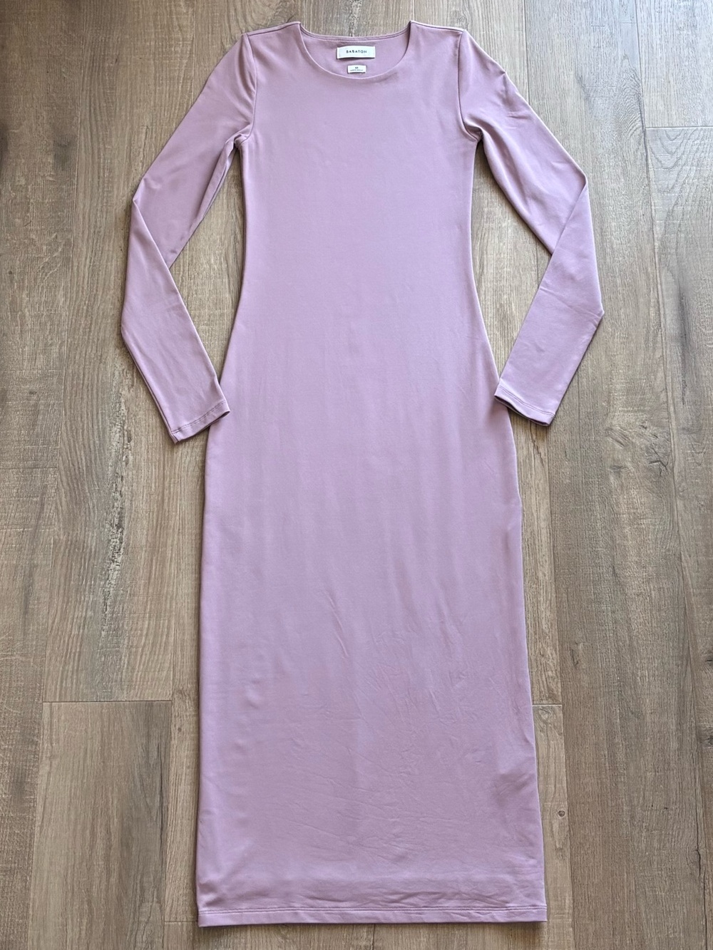 Babaton Contour Crew Long Sleeve Dress